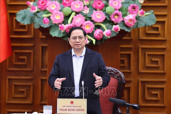 Thủ tướng Phạm Minh Chính chủ trì họp trực tuyến với 8 tỉnh khu vực Nam Trung Bộ và Tây Nguyên