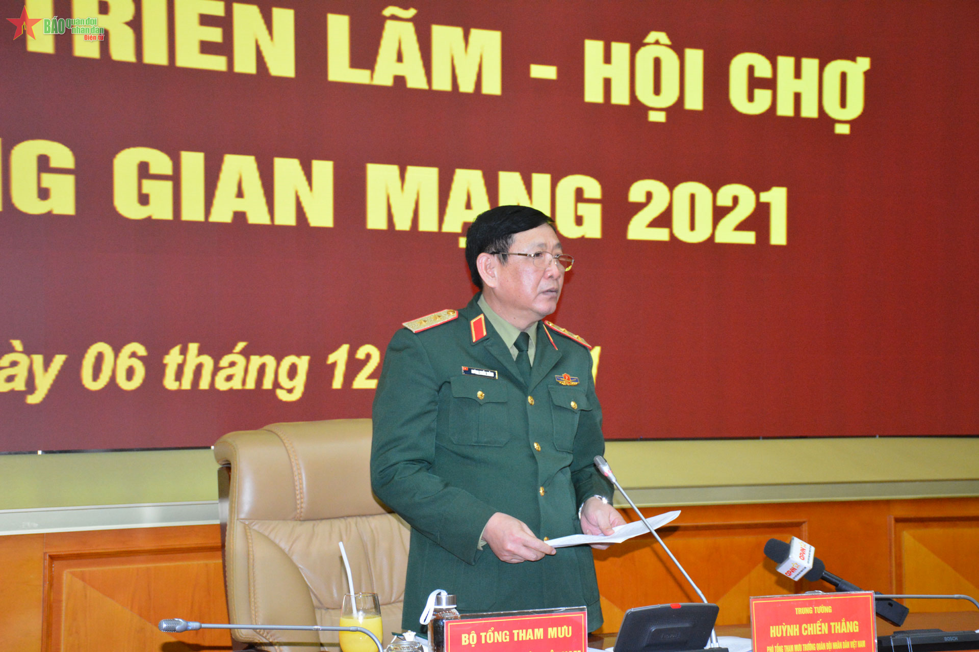 Bộ Quốc phòng tích cực chuẩn bị cho triển lãm-hội chợ không gian mạng 2021