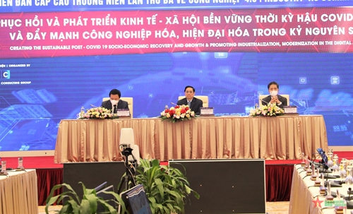 Thủ tướng Chính phủ Phạm Minh Chính dự Diễn đàn cấp cao thường niên lần thứ ba về công nghiệp 4.0