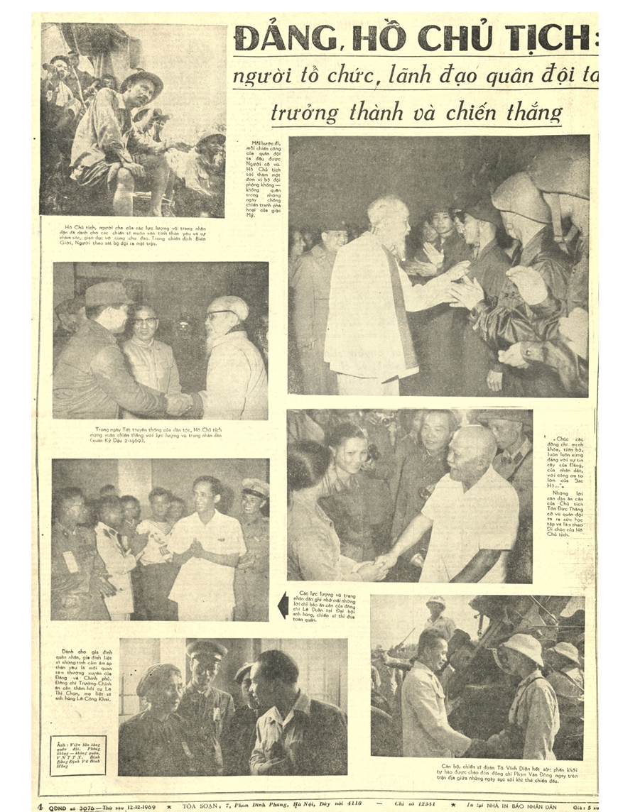 Ngày 12-12-1953: Bác căn dặn đồng bào và cán bộ phải “Đoàn kết thân ái giúp đỡ lẫn nhau”.