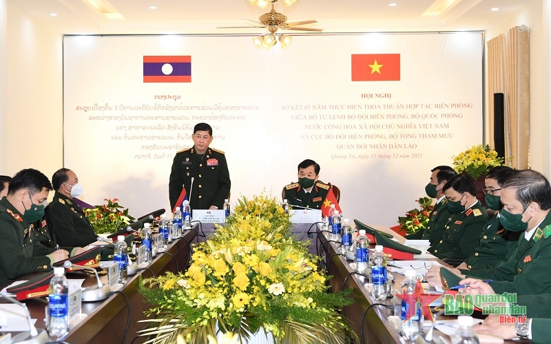 Lực lượng Bộ đội Biên phòng Việt Nam và Lào sơ kết 3 năm thực hiện thỏa thuận hợp tác