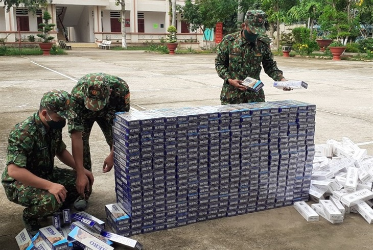 An Giang thu giữ hơn 664.000 bao thuốc lá nhập lậu