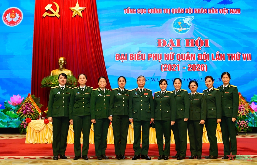 Đại hội đại biểu Phụ nữ Quân đội lần thứ VII thành công tốt đẹp