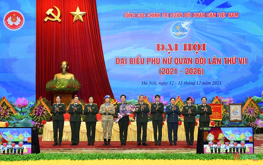 Đại hội đại biểu Phụ nữ Quân đội lần thứ VII thành công tốt đẹp