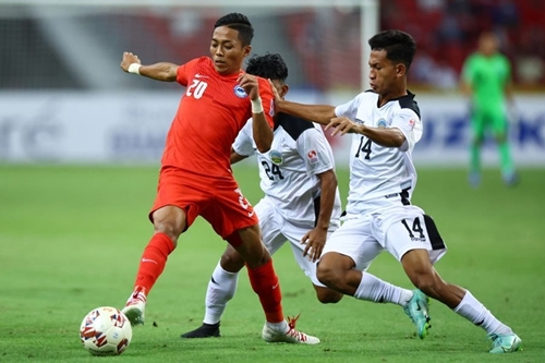Thắng Timor Leste 2-0, Singapore vào bán kết AFF Cup 2020