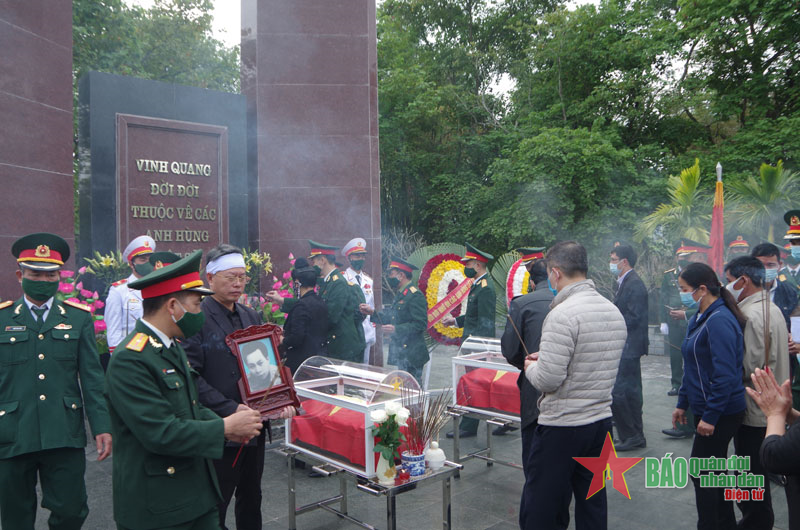 Truy điệu và an táng hài cốt liệt sĩ hy sinh trong kháng chiến chống Pháp​