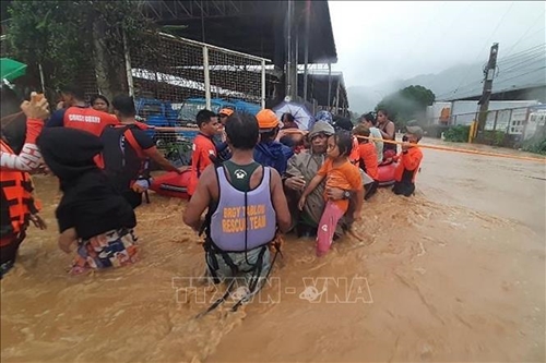 Philippines ban bố tình trạng thảm họa tại một số khu vực bị bão Rai tàn phá