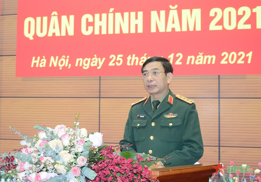 Đại tướng Phan Văn Giang dự, chỉ đạo Hội nghị quân chính Tổng cục II