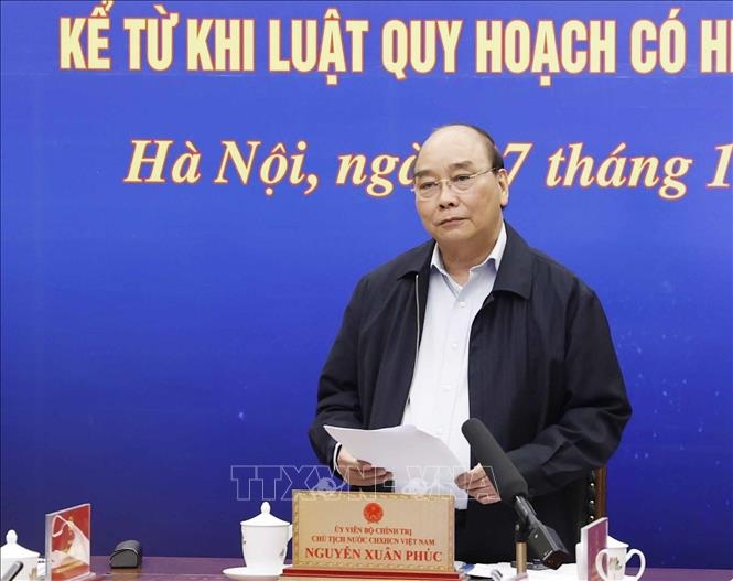 Chủ tịch nước Nguyễn Xuân Phúc: Công tác quy hoạch có vai trò quan trọng đối với TP Hồ Chí Minh