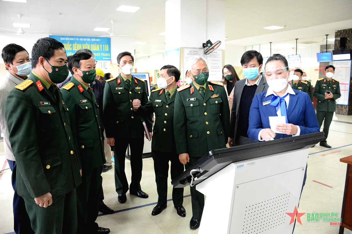 Bệnh viện Quân y 110 nghiệm thu và đưa bệnh án điện tử vào sử dụng 