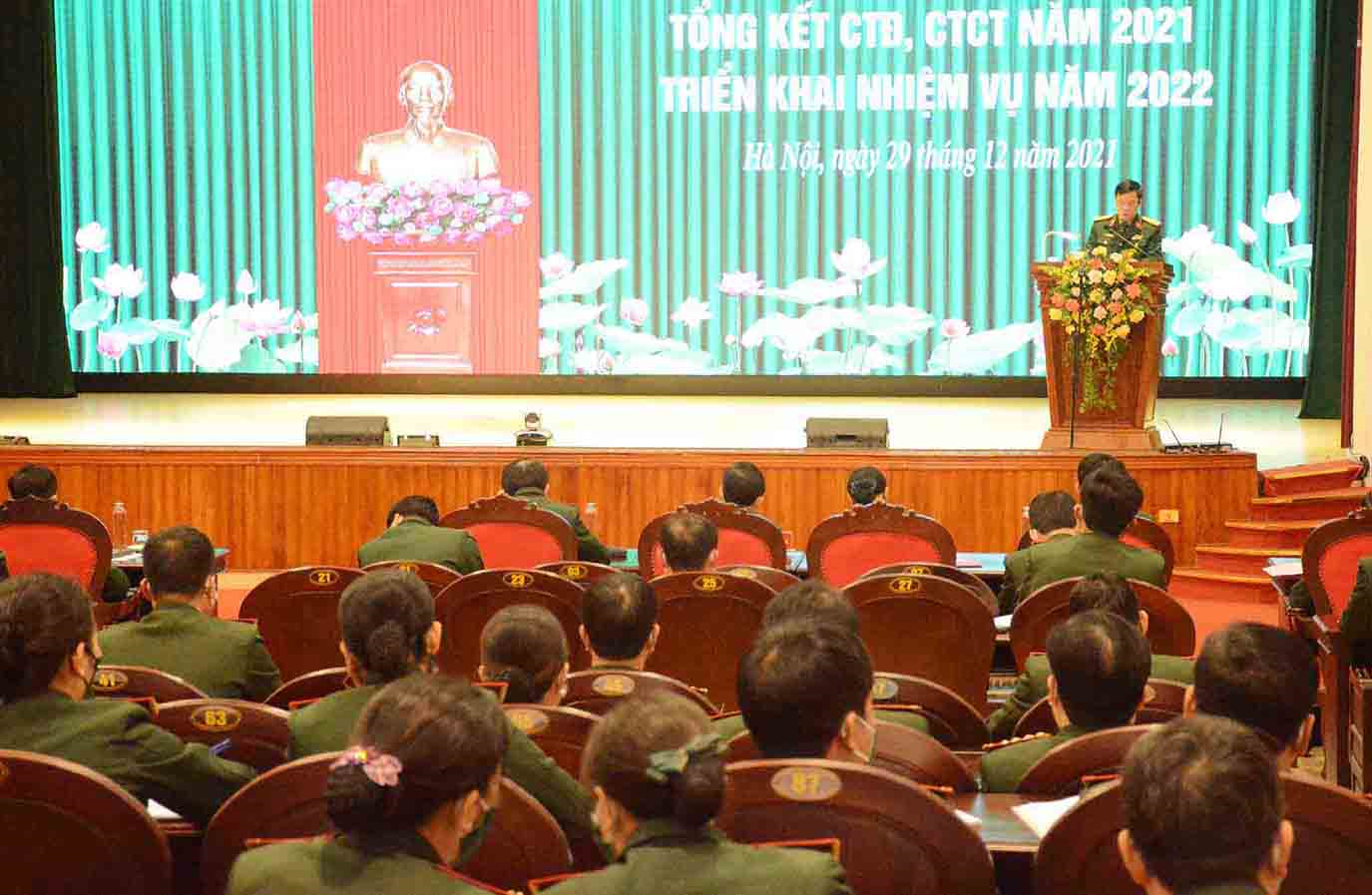 Binh chủng Tăng Thiết giáp tổng kết công tác Đảng, công tác chính trị năm 2021