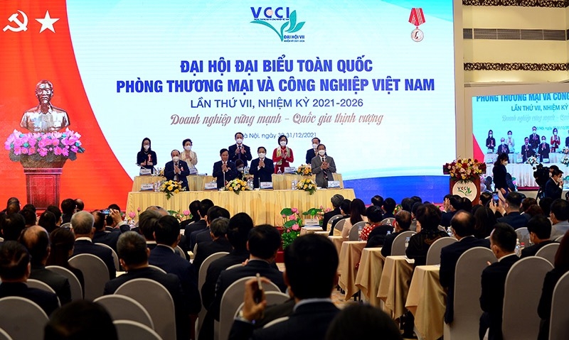Thủ tướng Phạm Minh Chính dự Đại hội đại biểu toàn quốc Phòng Thương mại và Công nghiệp Việt Nam