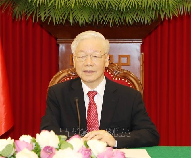 Tổng Bí thư Nguyễn Phú Trọng: Cả nước góp sức, toàn Đảng, toàn dân đồng lòng sẽ chiến thắng đại dịch Covid-19
