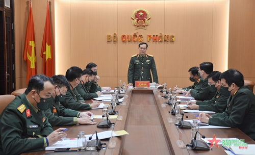 Thượng tướng Vũ Hải Sản chủ trì phiên họp Ban chỉ đạo phòng, chống dịch Bộ Quốc phòng
