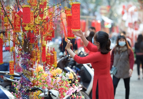 Hà Nội: Phân luồng giao thông phục vụ chợ hoa Xuân phố cổ
