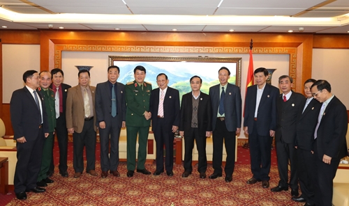Đại tướng Lương Cường thăm, tặng quà Trung ương Hội Cựu chiến binh Việt Nam và chúc Tết các đồng chí nguyên Chủ nhiệm Tổng cục Chính trị
