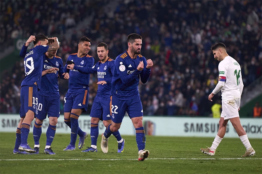 Vòng 1/8 Cúp Nhà vua Tây Ban Nha: Real Madrid đi tiếp, Barca dừng bước