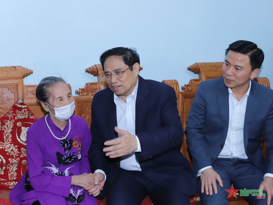 Thủ tướng Phạm Minh Chính thăm, làm việc và chúc Tết tại Thanh Hóa
