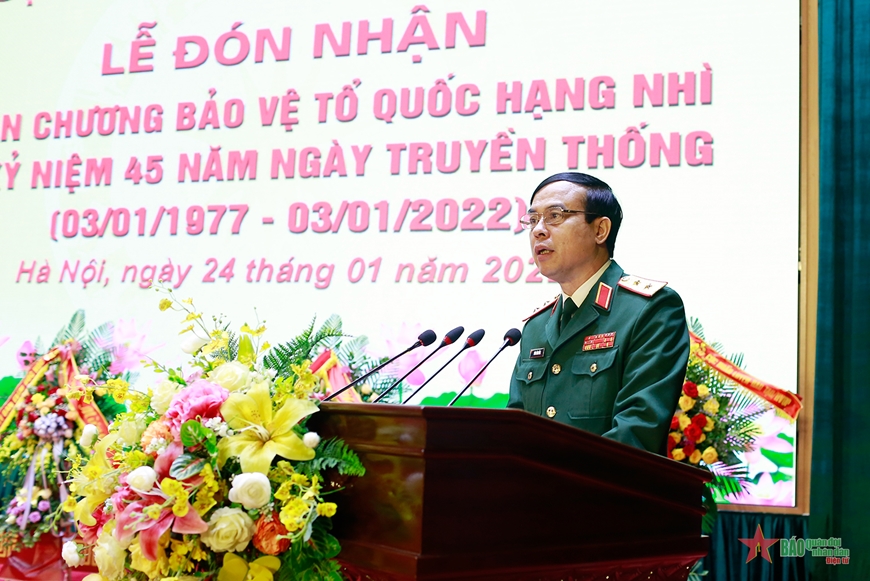 Cục Huấn luyện-Đào tạo, Học viện Quốc phòng đón nhận Huân chương Bảo vệ Tổ quốc hạng Nhì