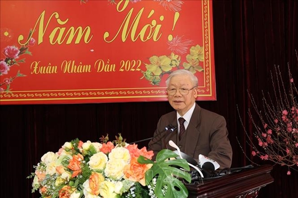 Toàn văn bài phát biểu của Tổng Bí thư Nguyễn Phú Trọng nhân dịp về thăm, chúc Tết tại tỉnh Bắc Ninh