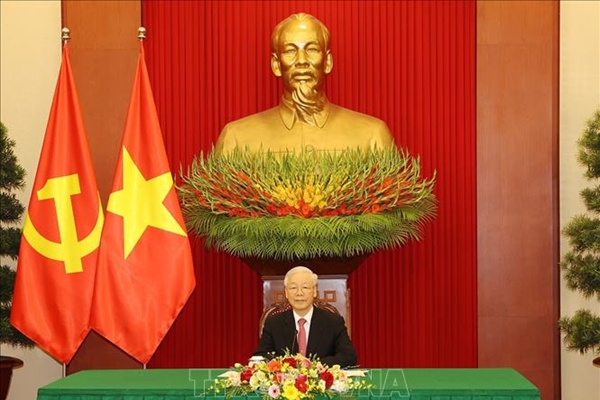 Tổng Bí thư Nguyễn Phú Trọng và Tổng Bí thư, Chủ tịch nước Trung Quốc Tập Cận Bình gửi Thư chúc mừng năm mới Nhâm Dần 2022
