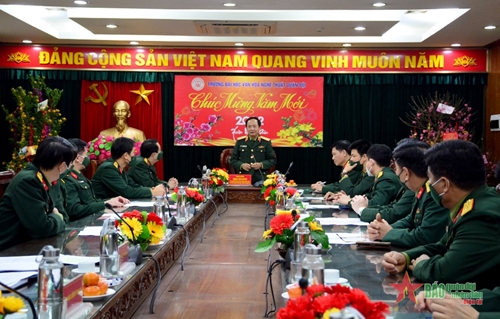 Trung tướng Trịnh Văn Quyết thăm, kiểm tra, chúc Tết các cơ quan, đơn vị thuộc Tổng cục Chính trị