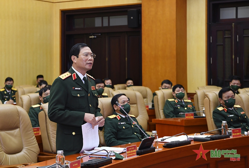 Đại tướng Phan Văn Giang chủ trì giao ban trực tuyến toàn quân, chúc Tết Nguyên đán Nhâm Dần 2022