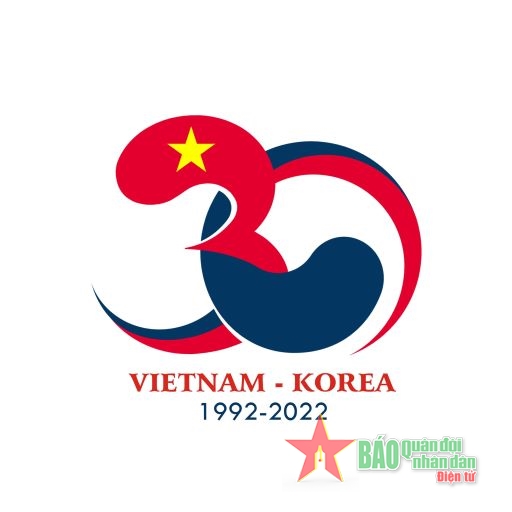 Thượng tá Nguyễn Mạnh Tiến giành giải Nhất logo Việt Nam-Hàn Quốc
