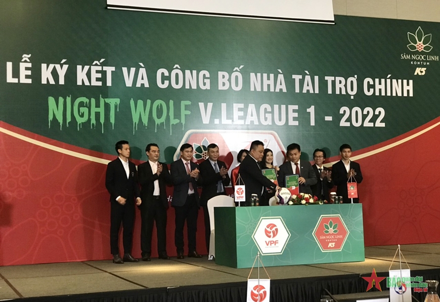 V.League 1 sẽ có tên gọi Night Wolf V.League 1