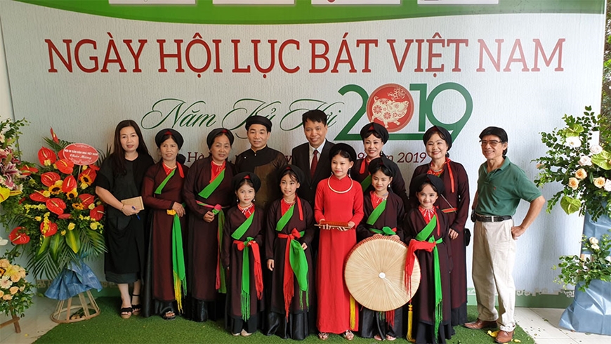 Công chúng tham gia Ngày hội lục bát Việt Nam năm 2019. Ảnh: VÂN HÀ