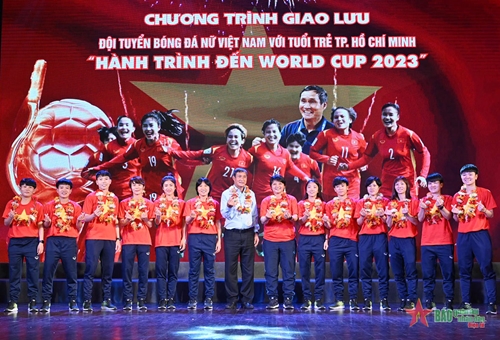 Chương trình giao lưu Đội tuyển bóng đá nữ Việt Nam với tuổi trẻ TP Hồ Chí Minh 