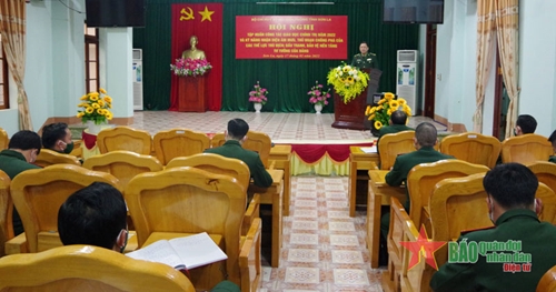 Bộ đội Biên phòng tỉnh Sơn La tập huấn công tác giáo dục chính trị năm 2022
