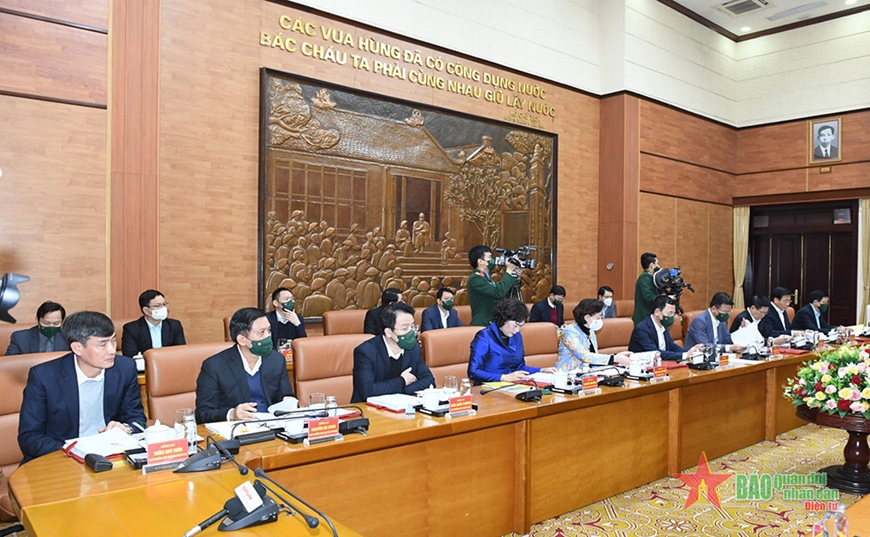 Thủ tướng Chính phủ Phạm Minh Chính làm việc với Bộ Quốc phòng