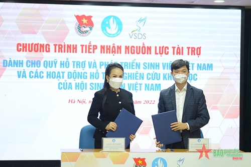 Hội Sinh viên Việt Nam tiếp nhận nguồn lực tài trợ 20 tỷ đồng