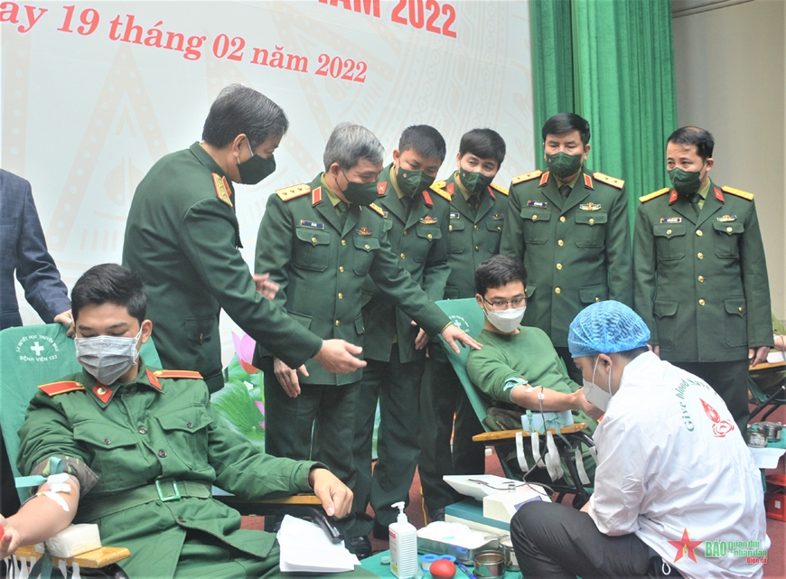 Tổng cục Chính trị phát động phong trào hiến máu tình nguyện trong tuổi trẻ quân đội năm 2022