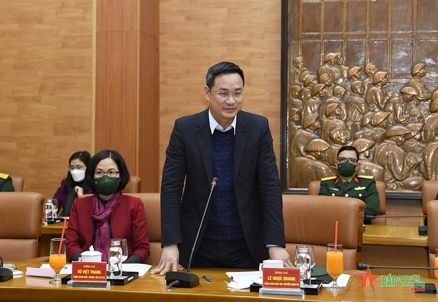 Quân ủy Trung ương - Bộ Quốc phòng gặp mặt báo chí đầu Xuân Nhâm Dần 2022