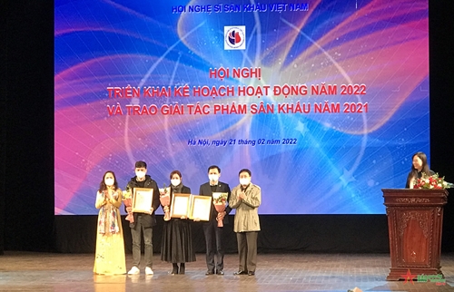 Hội Nghệ sĩ Sân khấu Việt Nam trao 31 giải tác phẩm sân khấu năm 2021