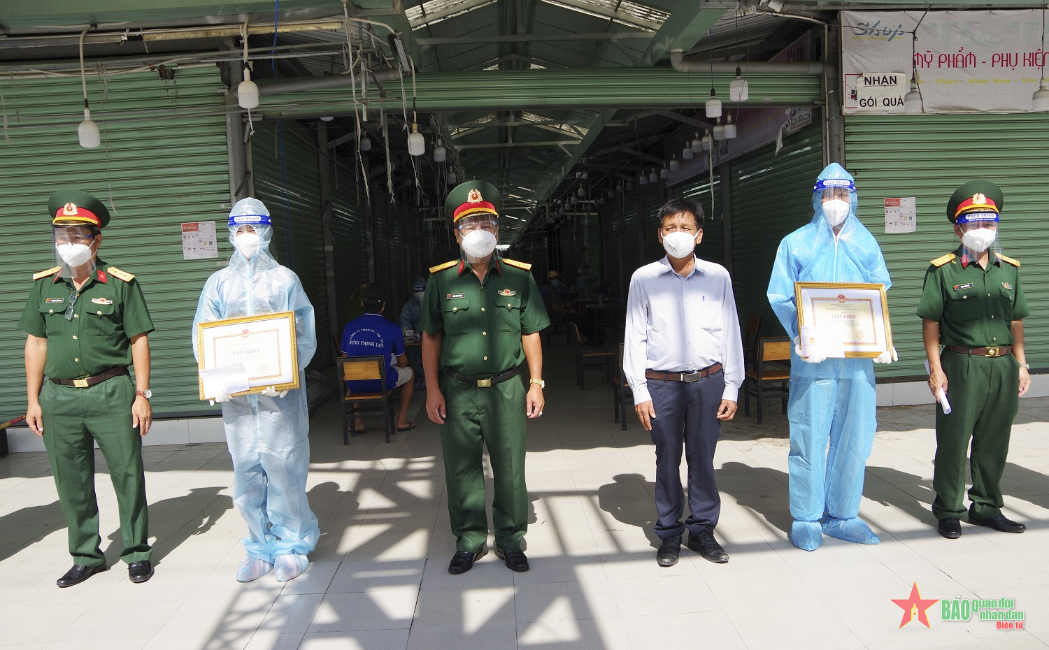 Nghị lực của nữ quân nhân