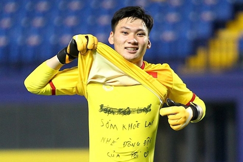 Thủ môn U23 Việt Nam truyền thông điệp xúc động trong trận thắng U23 Thái Lan