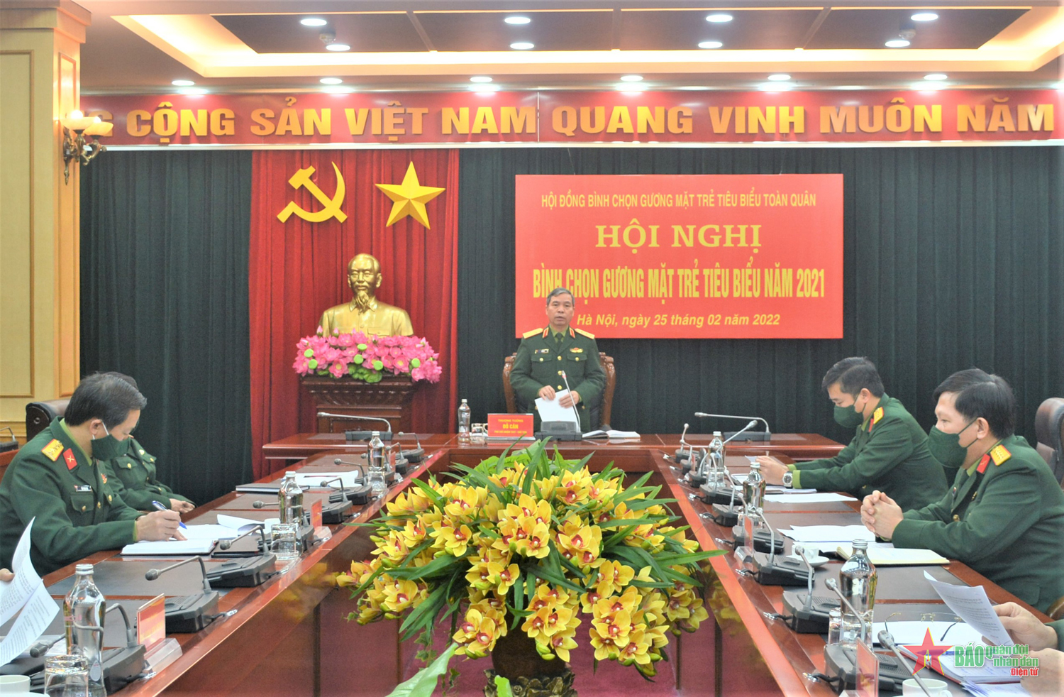 Bình chọn 10 Gương mặt trẻ tiêu biểu toàn quân năm 2021