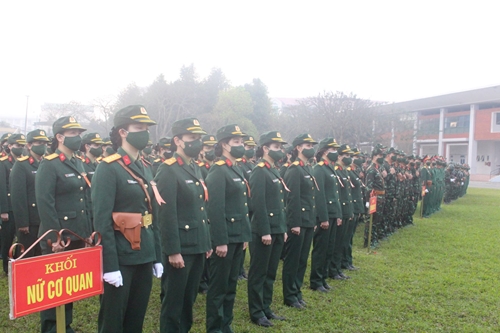 Cơ quan Quân khu 4 tổ chức Lễ ra quân huấn luyện năm 2022