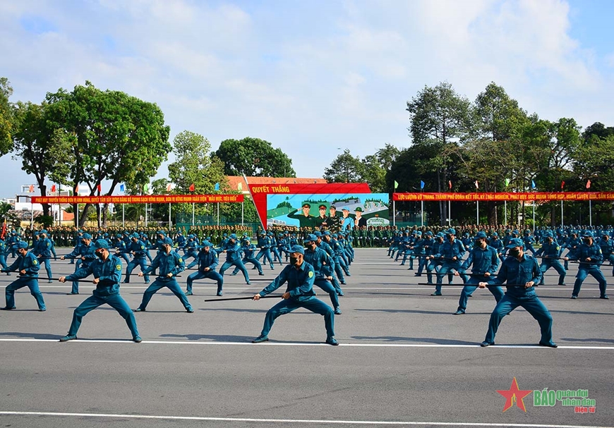 Bộ tư lệnh Thành phố Hồ Chí Minh tổ chức Lễ ra quân huấn luyện năm 2022