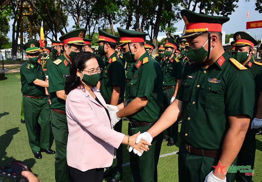 Bộ tư lệnh Thành phố Hồ Chí Minh tổ chức Lễ ra quân huấn luyện năm 2022