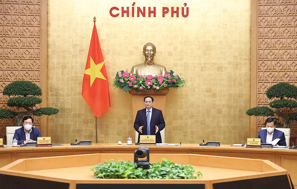 Thủ tướng Phạm Minh Chính chủ trì phiên họp Chính phủ Thường kỳ tháng 2
