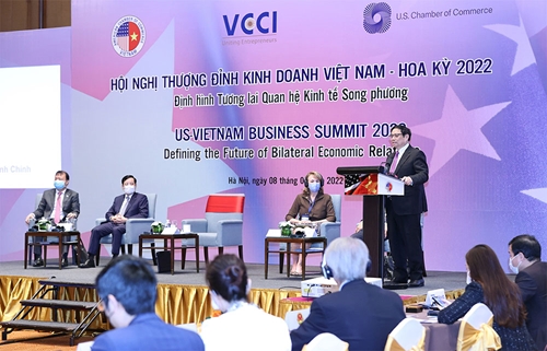 Thủ tướng Phạm Minh Chính dự Hội nghị Thượng đỉnh kinh doanh Việt Nam-Hoa Kỳ lần thứ 5