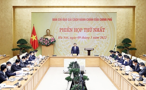 Thủ tướng Phạm Minh Chính chủ trì họp Ban Chỉ đạo cải cách hành chính của Chính phủ
