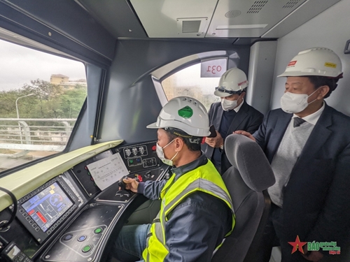 Hà Nội triển khai đào tạo lái tàu tuyến metro Nhổn- Ga Hà Nội