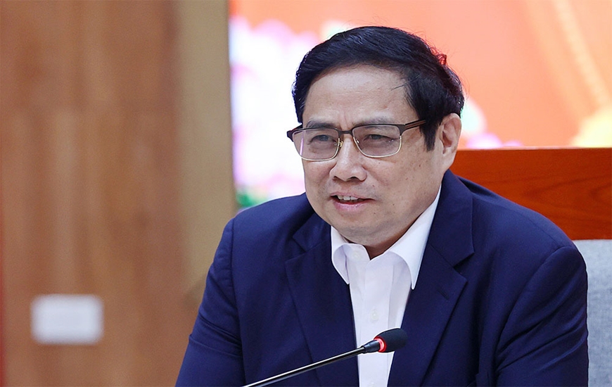 Thủ tướng Phạm Minh Chính: Xây dựng huyện đảo Trường Sa thành trung tâm kinh tế, văn hóa, xã hội trên biển của cả nước Thủ tướng Phạm Minh Chính: Xây dựng huyện đảo Trường Sa thành trung tâm kinh tế, văn hóa, xã hội trên biển của cả nước