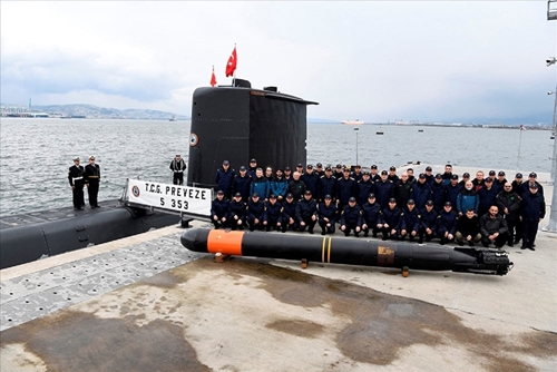 Hải quân Thổ Nhĩ Kỳ phóng thử ngư lôi hạng nặng AKYA
