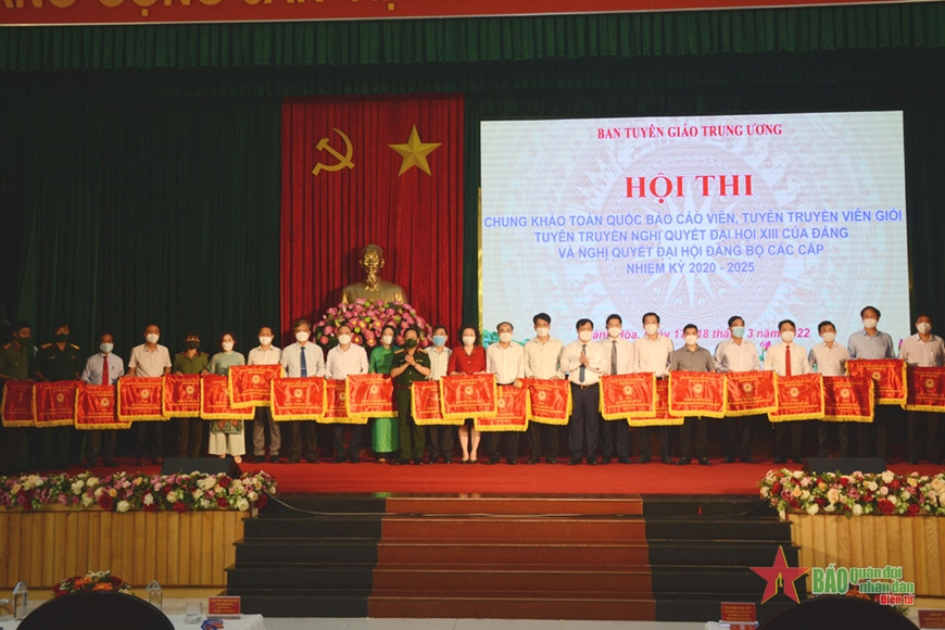 Khai mạc Hội thi chung khảo toàn quốc báo cáo viên, tuyên truyền viên giỏi